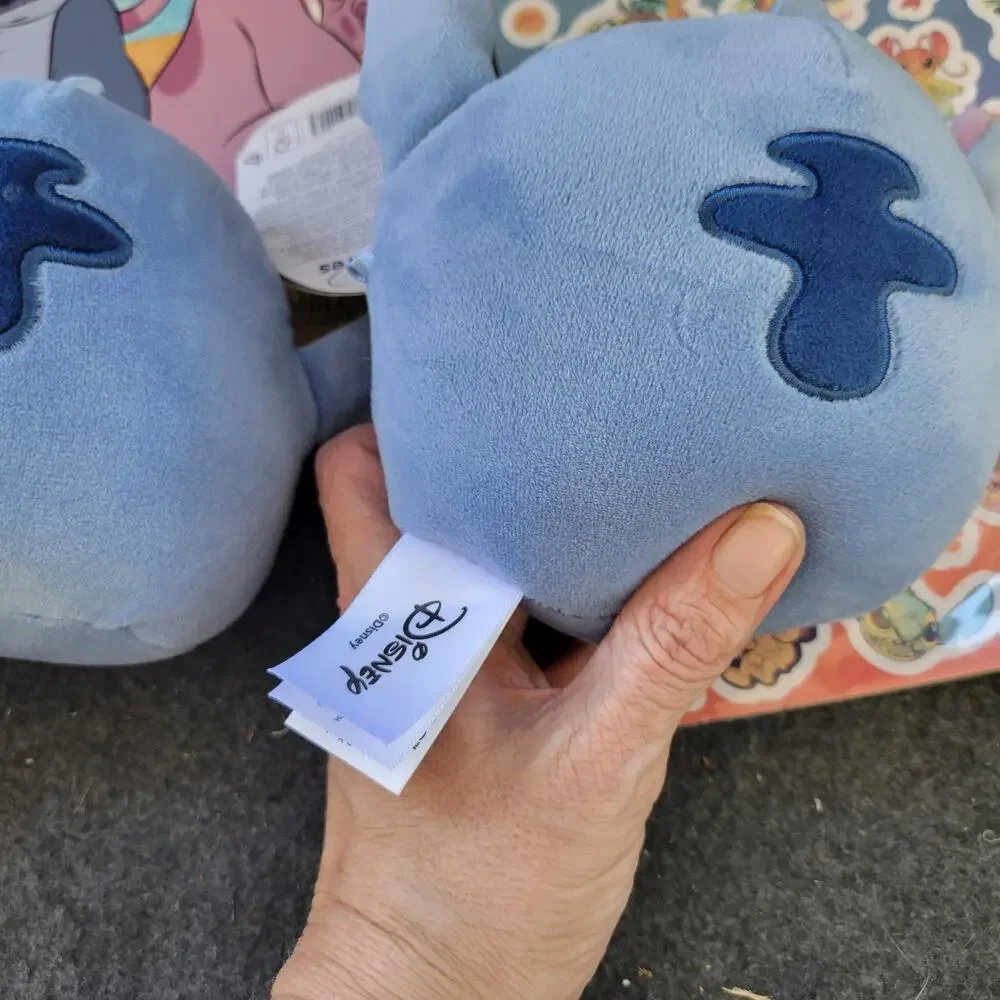Lot Of 4 Stitch Disney Plush‎ Stuffed Also Stickers And Book